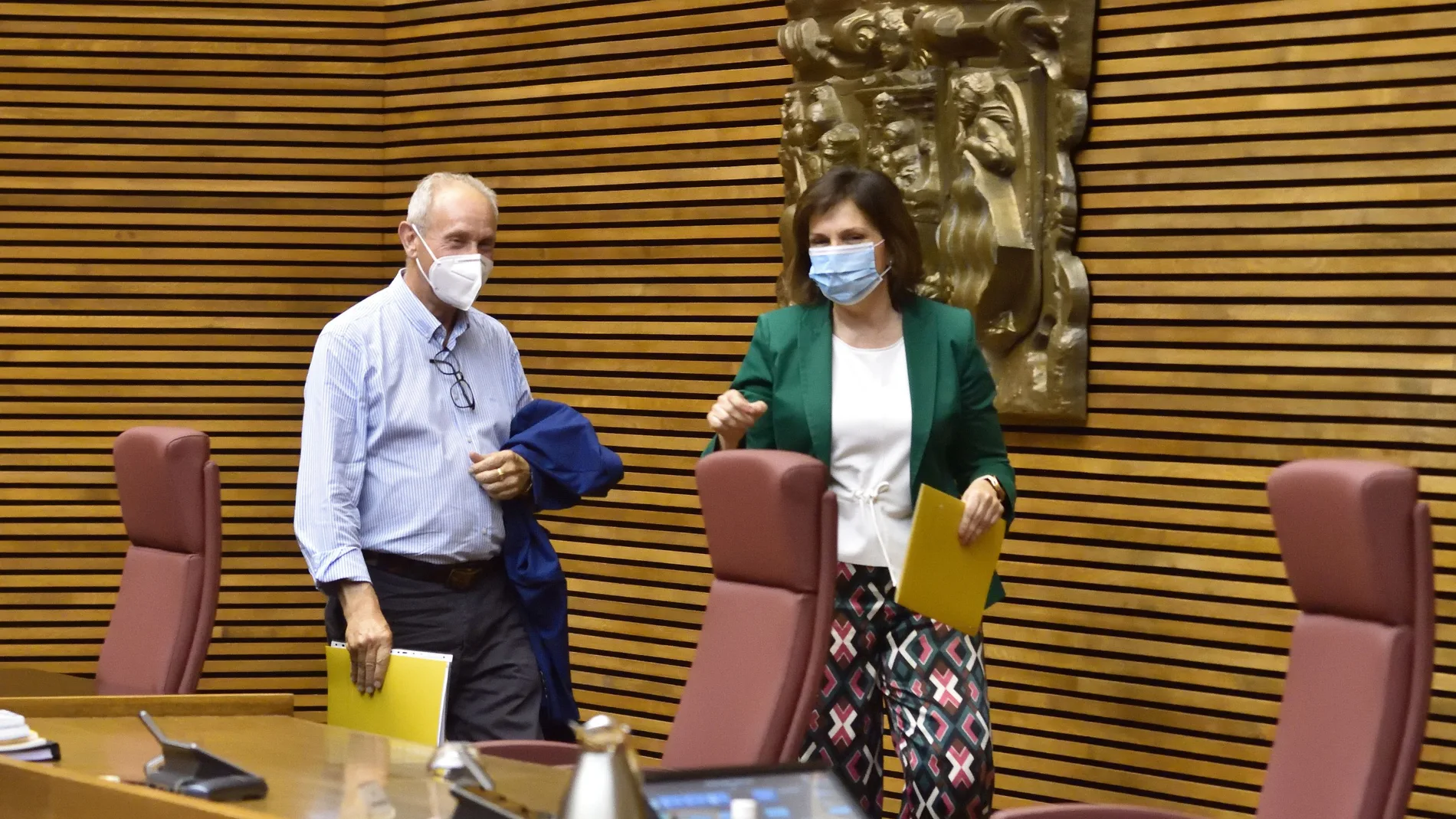 Cristóbal Aguado, a su llegada la Comisión para la Reconstruccion de la Comunitat Valenciana que hoy ha abordado los problemas de la agricultura