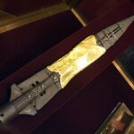 La lanza sagrada, mostrada en la cámara del tesoro en el Palacio de Hofsburg, en Viena