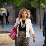 La consellera de Justicia, Ester Capella, a su llegada al Palau de la Generalitat.David Zorrakino / Europa Press09/06/2020