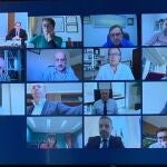 Imagen del encuentro virtual de la reunión del Consejo de Administración de Garántia | Fotografía de archivo