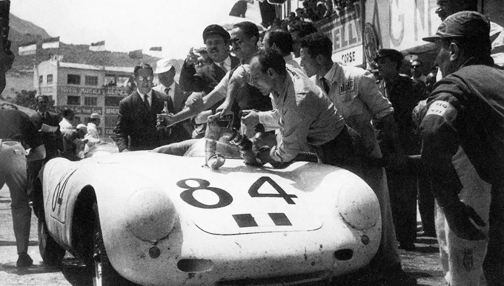 Targa Fiorio 1956– Umberto Maglioli / Porsche 550ª