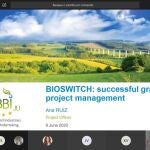 Imagen de la reunión telemática del proyecto europeo Bioswitch, que cuenta con la participación de Corporación Tecnológica de Andalucía (CTA)