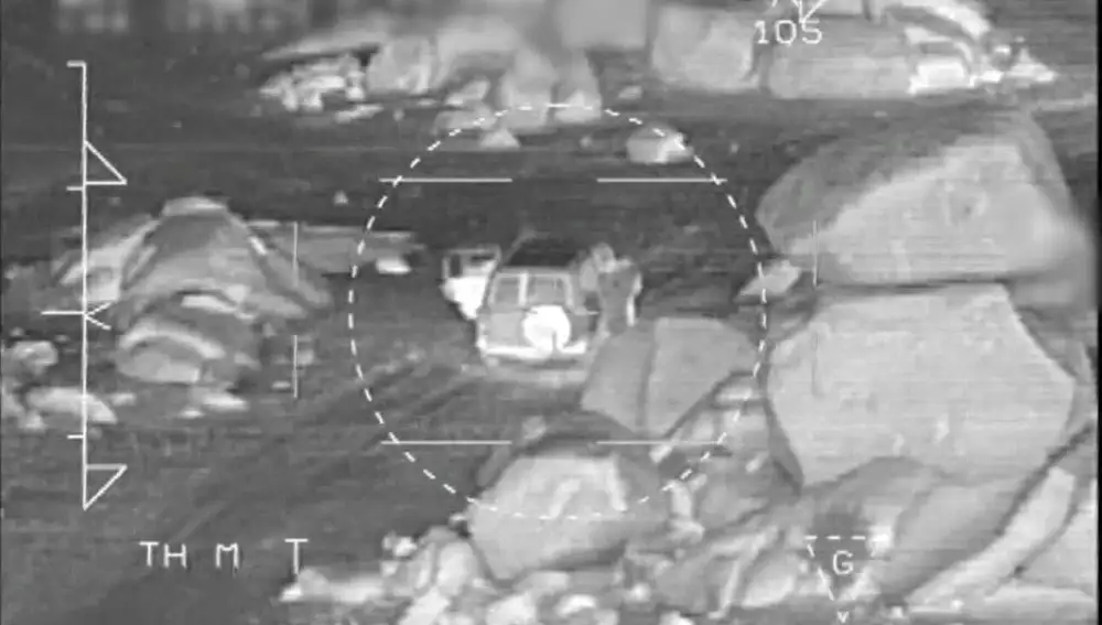 Impactantes imágenes desde un dron de la muerte del cabecilla de Al Qaeda en el Magreb