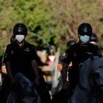 Policías en Valencia