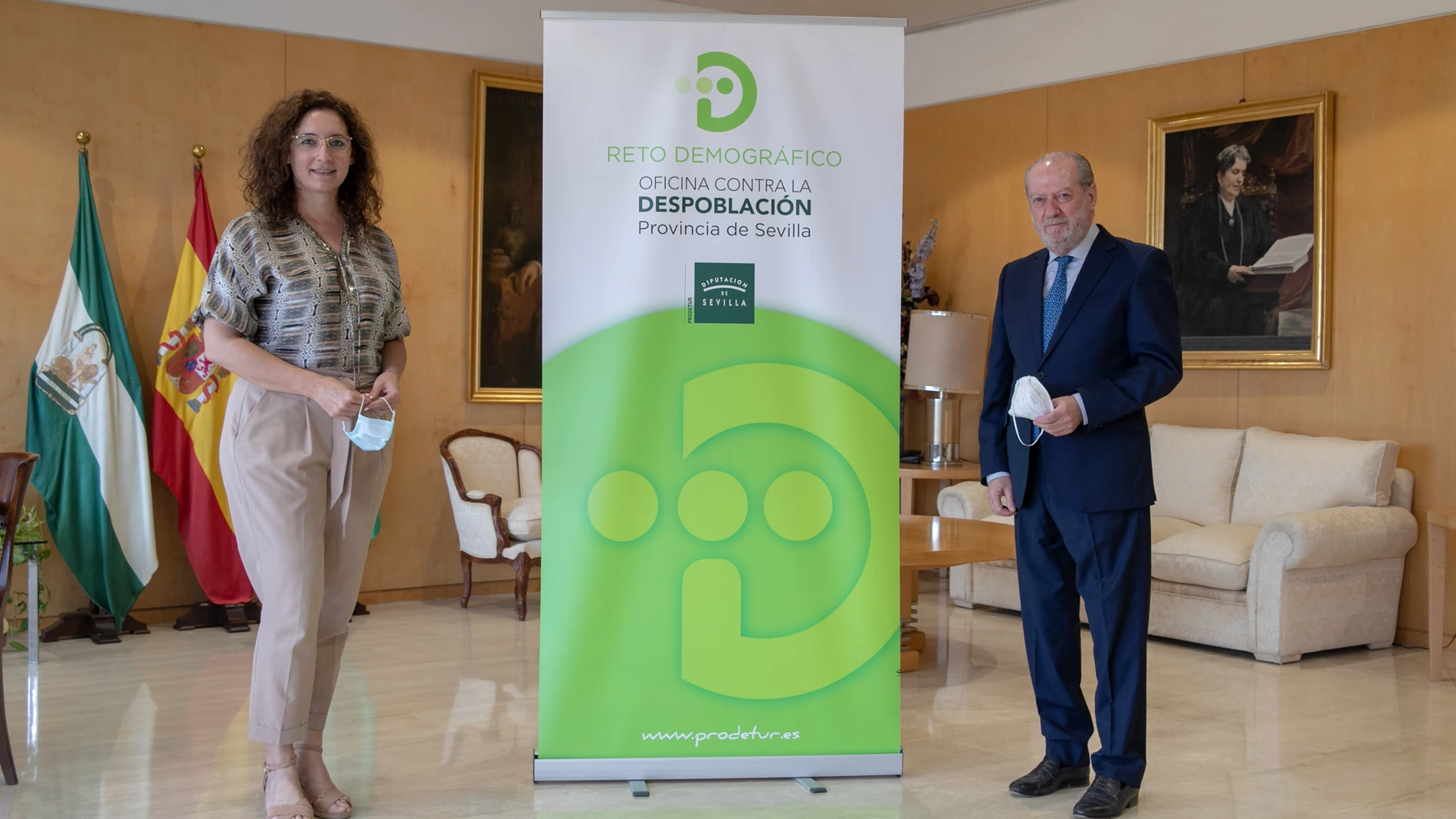 Sevilla.-Prodetur intensifica su estrategia frente al reto demográfico con la web de la Oficina contra la Despoblación