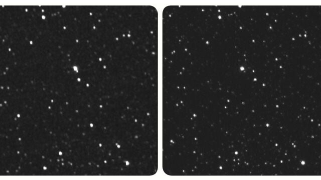 Paralaje de Próxima Centauri con imagen de la Tierra y de New Horizons