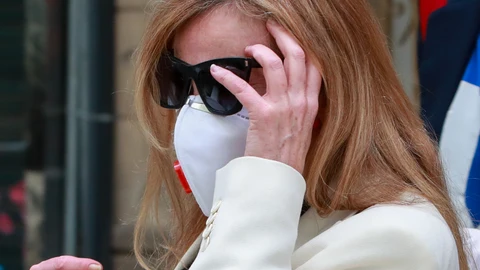 Ana García Obregón saliendo de su apartamento de Barcelona15/05/2020Barcelona