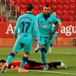  El tempranero gol de Arturo Vidal en el Mallorca-Barcelona
