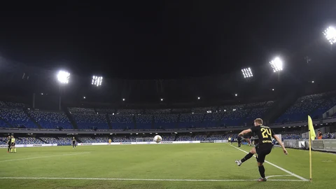 Eriksen marcó un gol directo desde el córner