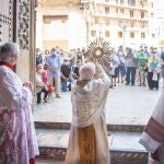 El Corpus Christi se ha celebrado dentro de la catedral