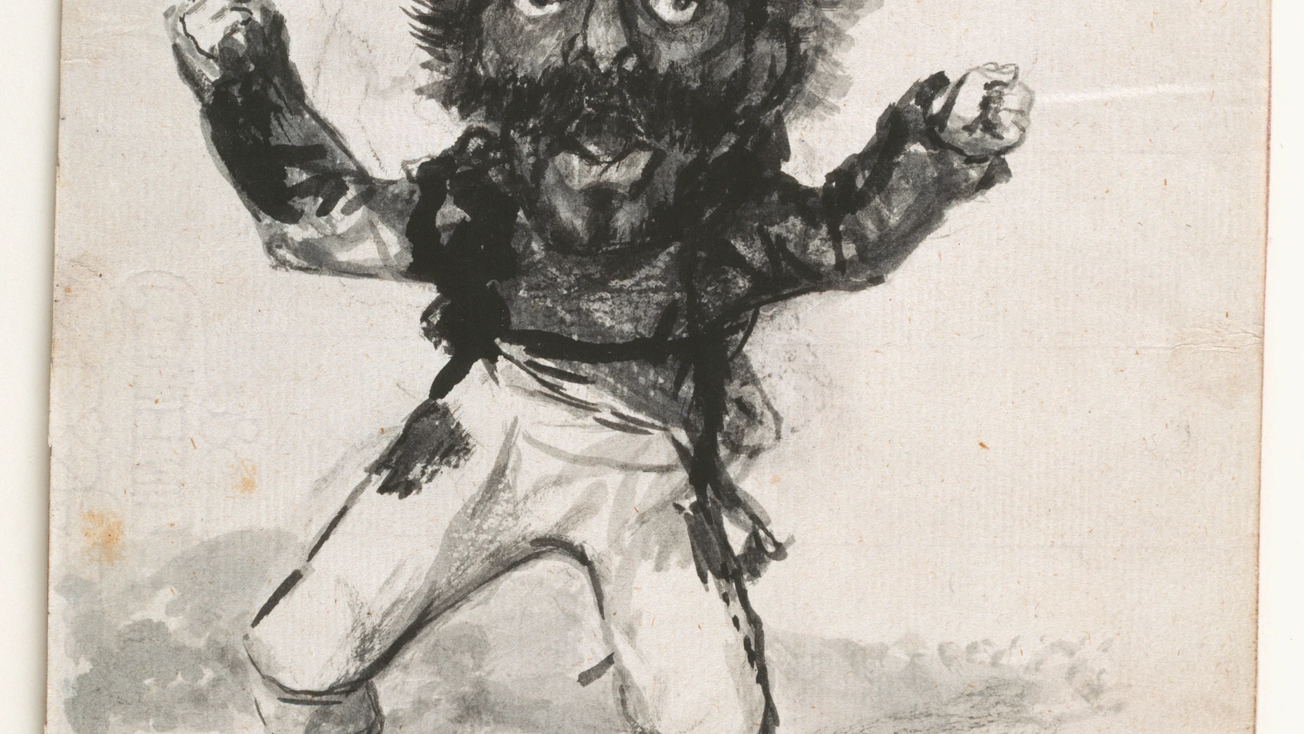 Una de las ilustraciones de Goya que componen el Cuaderno C