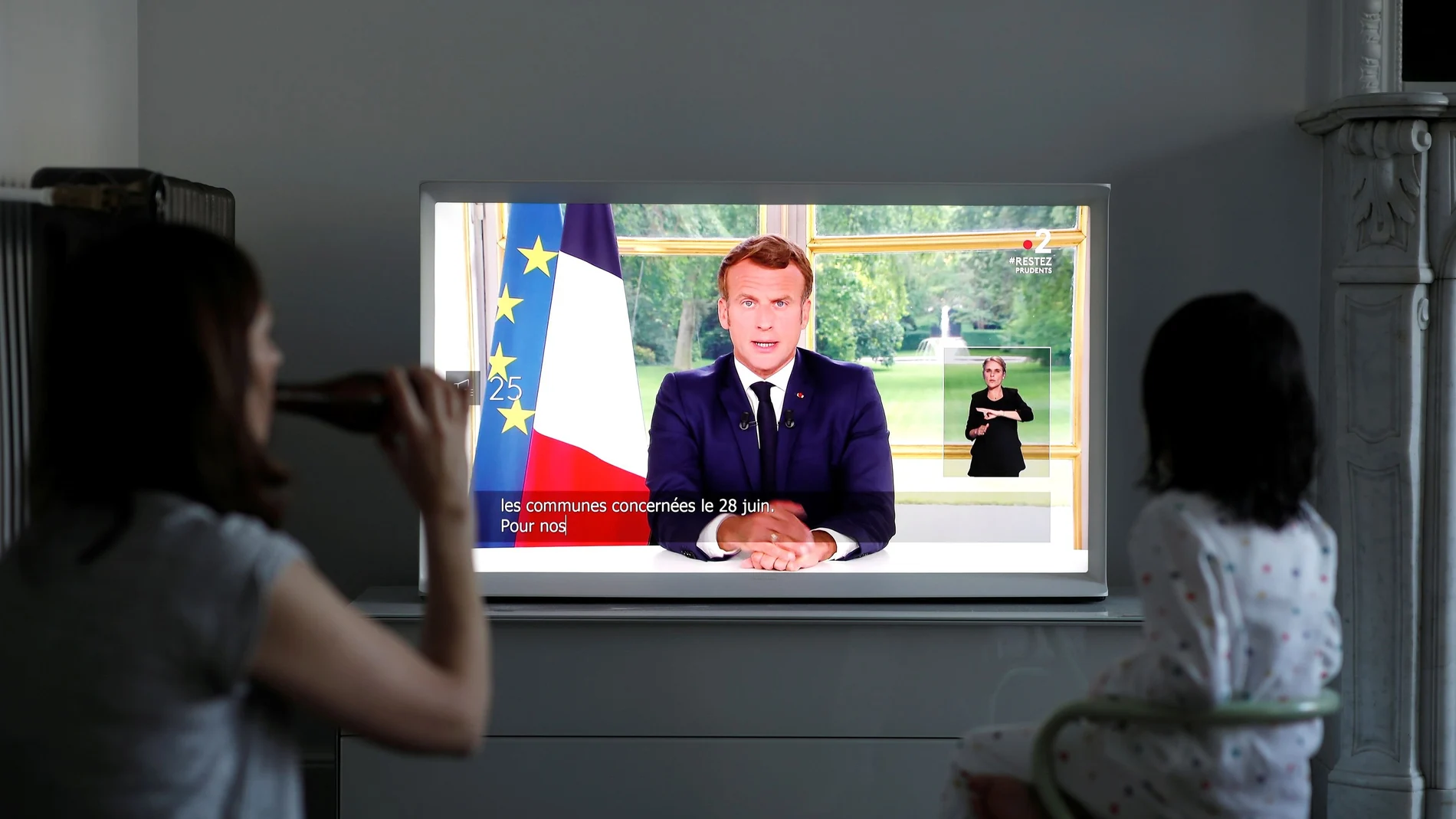 French President Emmanuel Macron's televised address to the nation