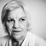 Rosario Fernández, de 71 años, durante la entrevista en el Hospital Gregorio Marañón, donde permanece ingresada
