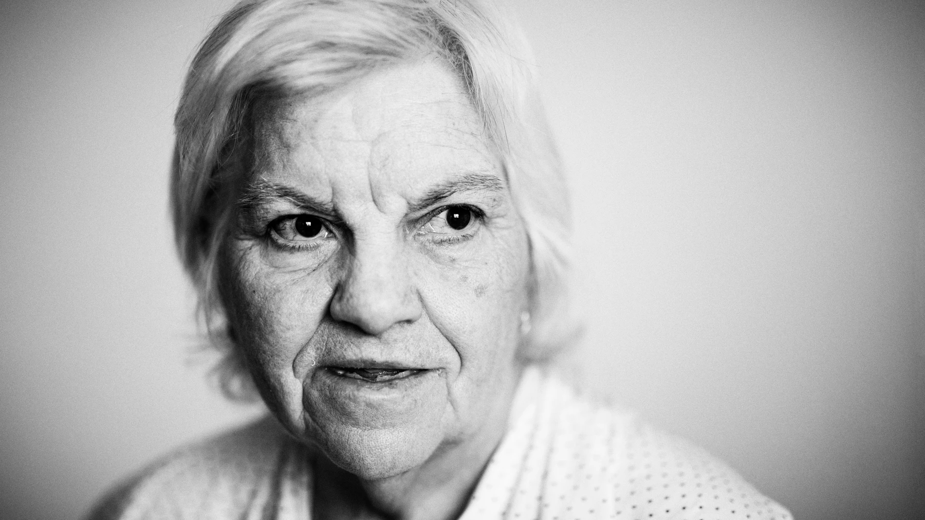 Rosario Fernández, de 71 años, durante la entrevista en el Hospital Gregorio Marañón, donde permanece ingresada