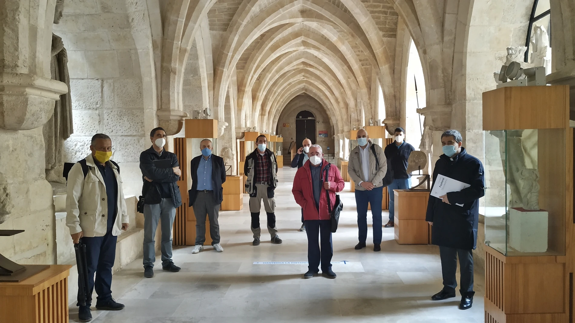 Representantes de las Edades del Hombre visitan la Catedral de Burgos para preparar la exposición del año 2021