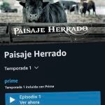 "Paisaje Herrado" en Amazon Prime