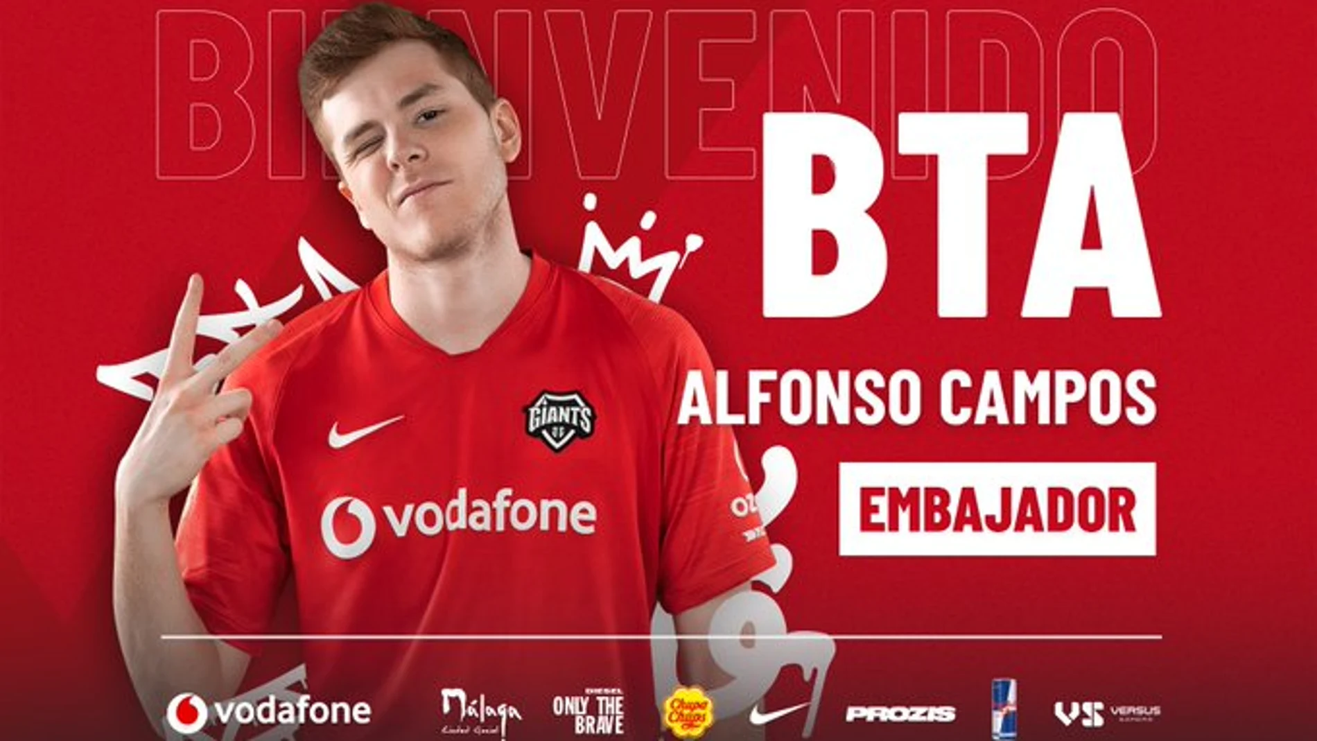 BTA embajador de Vodafone Giants