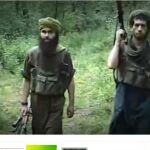 Droukdel, junto a dos terroristas en ekl Sahel