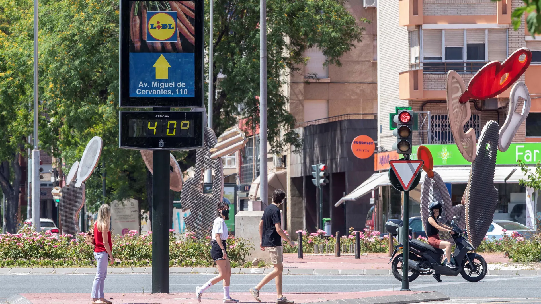 ALTAS TEMPERATURAS EN MURCIA