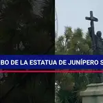 Derriban en California la estatua de San Junípero Serra