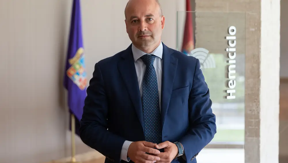 El portavoz del grupo Ciudadanos en las Cortes de Castilla y León, David Castaño