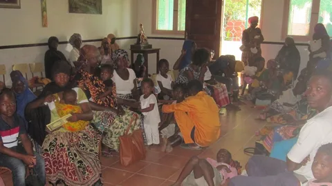 Consulta que las Hermanas de la Obra Misionera de Jesús y María rigen en Nacala (Mozambique) , donde Cora Teschendorff realizó su voluntariado misionero durante dos meses antes de regresar a Valencia, cuando comenzó el cierre de fronteras por la pandemia