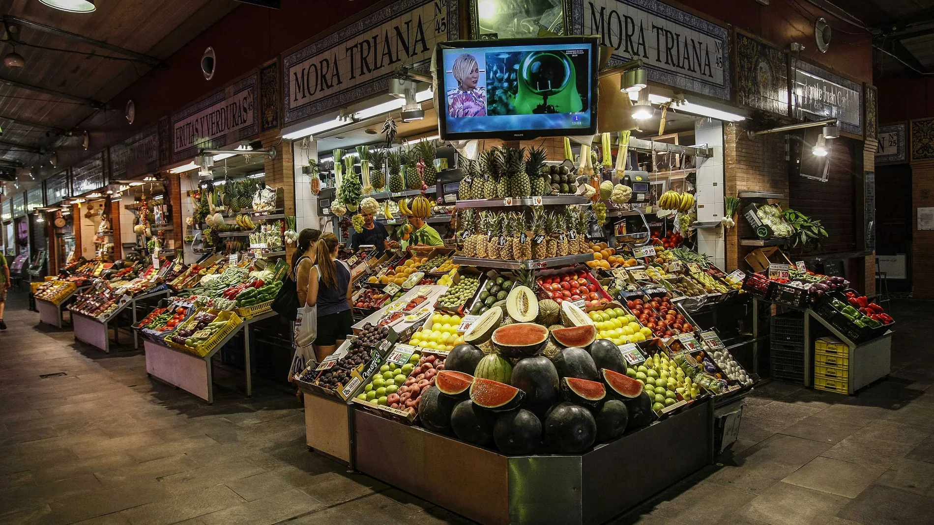 Mercado de Triana, en Sevilla, donde se fomenta el consumo nacional