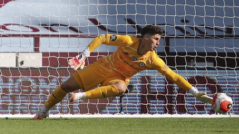 Kepa Arrizabalaga con el Chelsea.