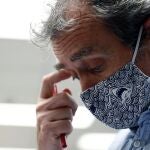 El director del Centro de Coordinación de Alertas y Emergencias Sanitarias (CCAES), Fernando Simón, ayer en rueda de prensa