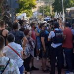 Se vivieron momentos de tensión entre los vecinos, los "okupas" y los Mossos