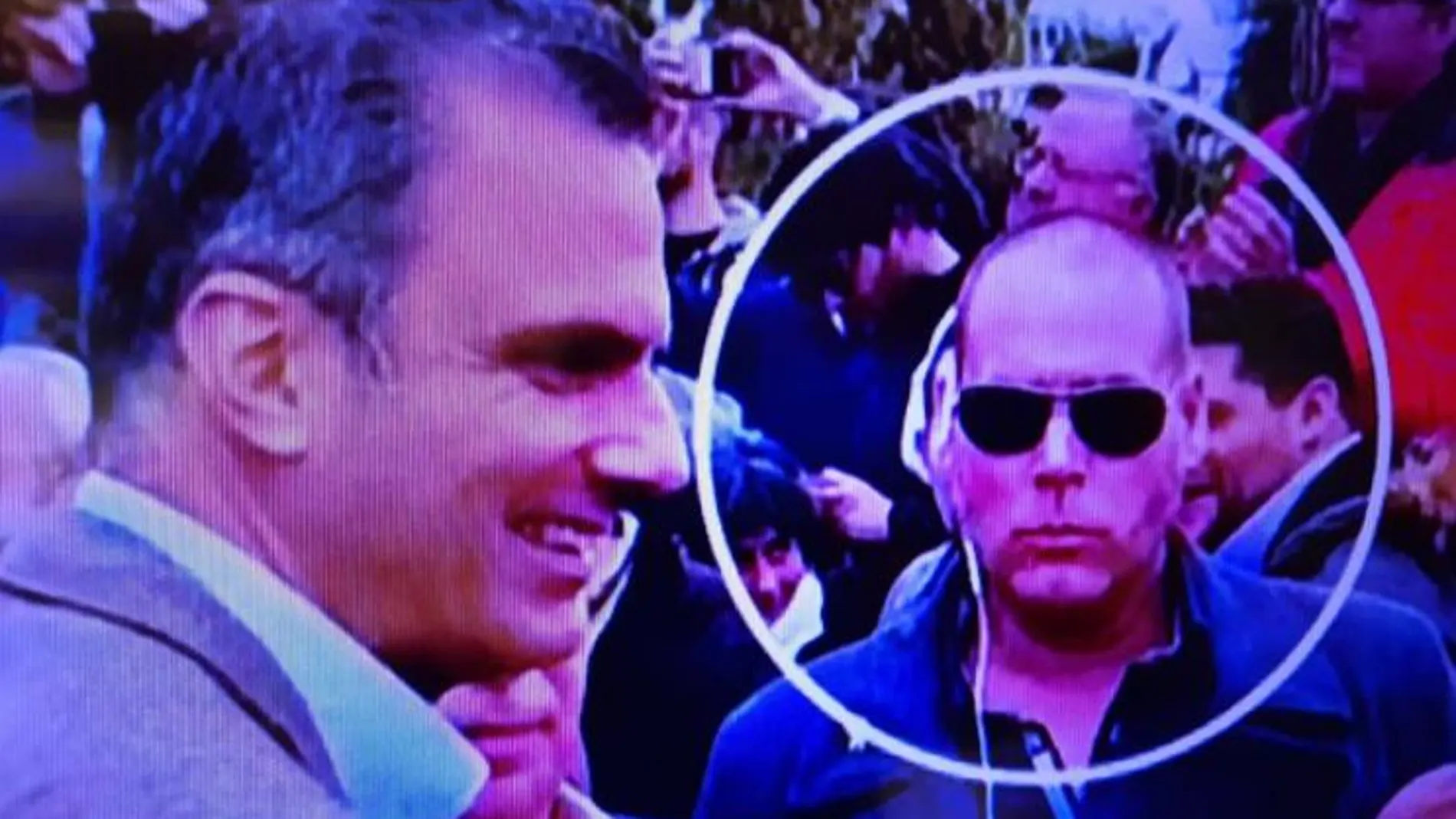 El detenido, en un supuesto acto electoral de Ortega Smith