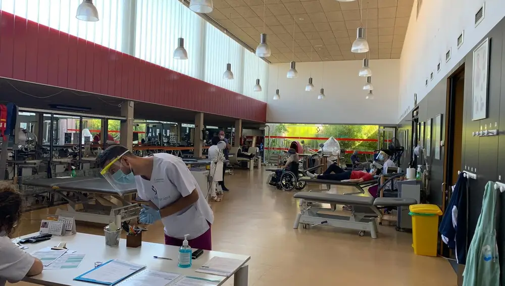 Centro de Fisioterapia de Aspaym en Valladolid.ASPAYM23/06/2020