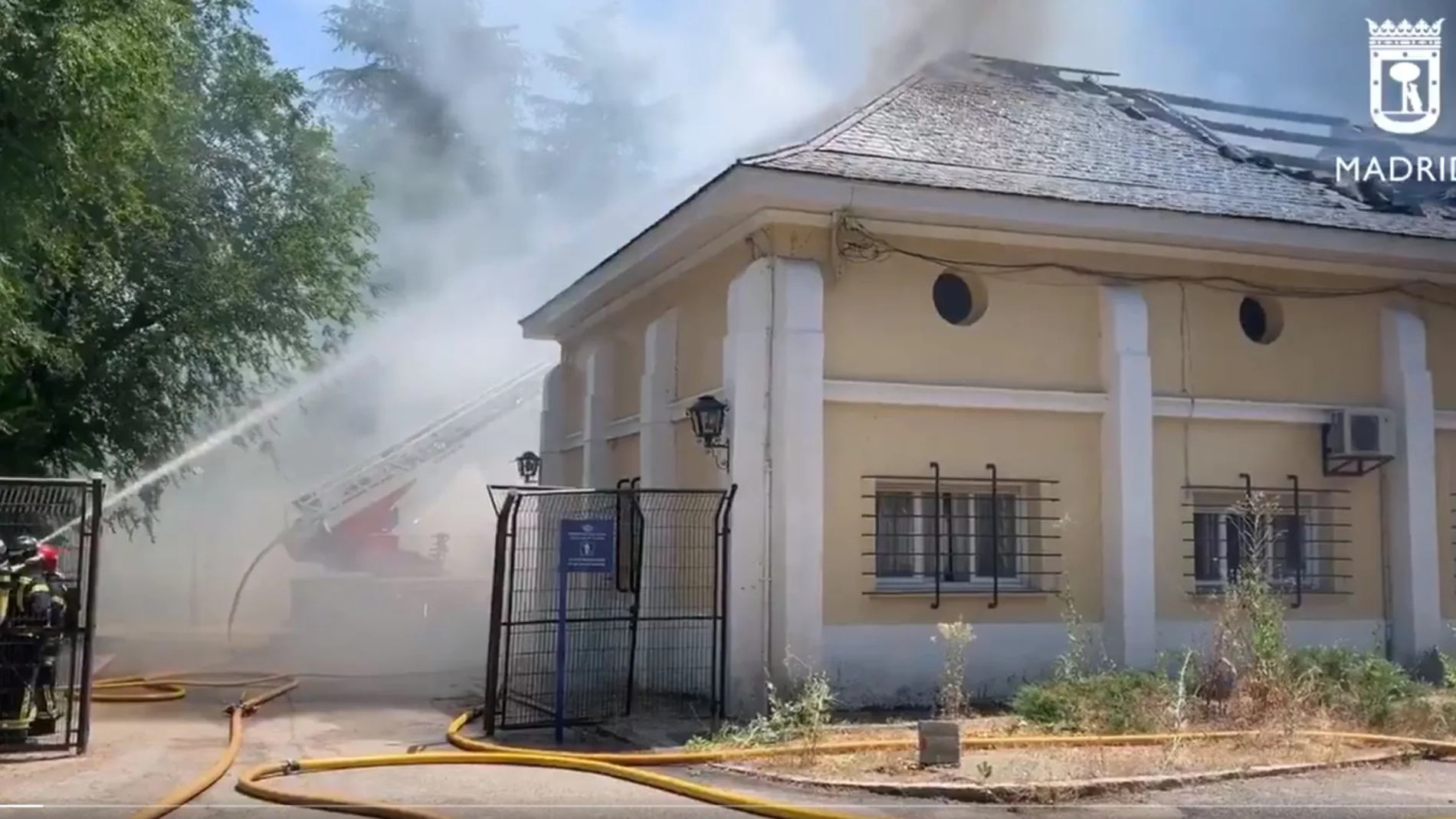 Incendio en el archvio de Patrimonio Nacional de la delegación de El Pardo