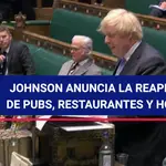 Johnson anuncia la reapertura de los pubs, restaurantes y hoteles