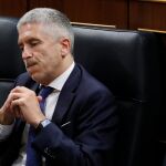 El ministro del Interior, Fernando Grande Marlaska, durante la primera sesión de control al Gobierno en el Congreso de los Diputados tras el estado de alarma.