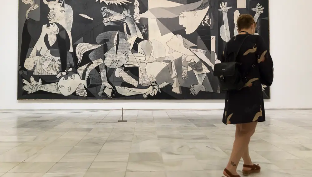 Una imagen de &quot;Guernica&quot; en el Museo Nacional Centro de Arte Reina Sofía