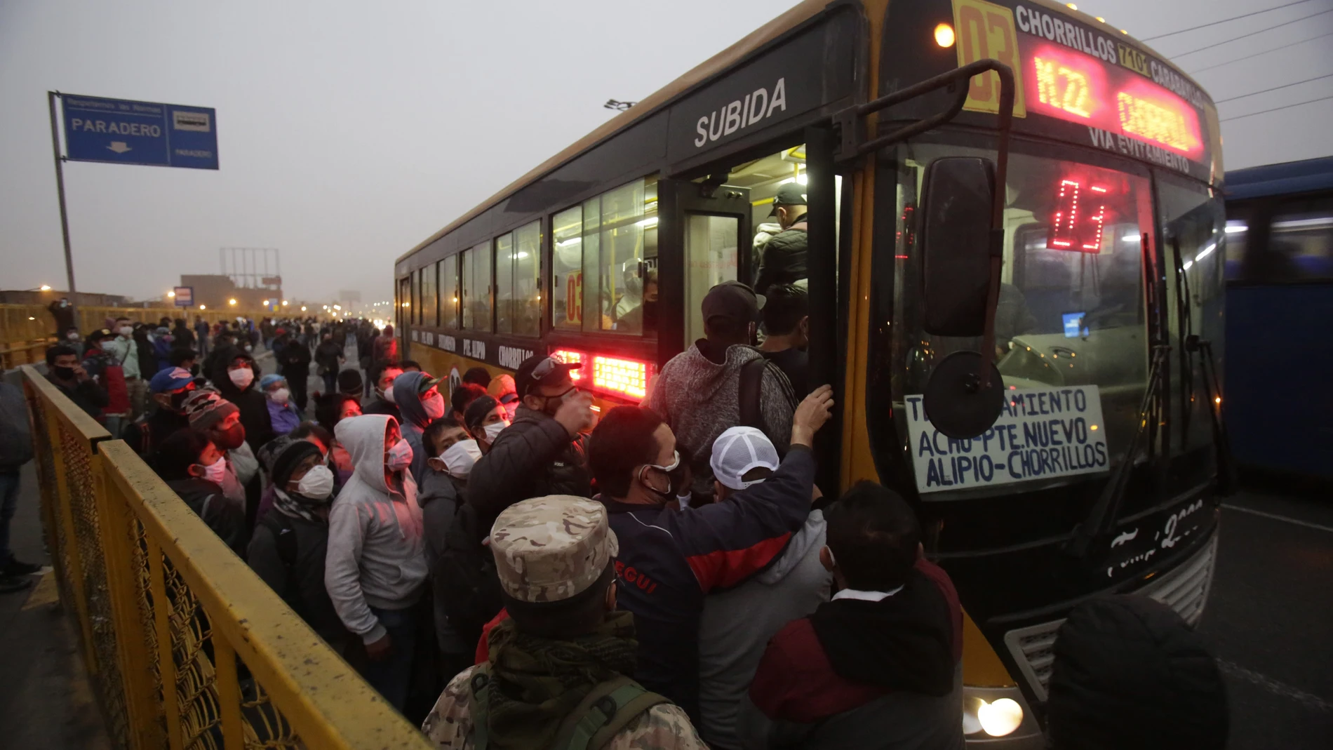 Truckers strike in Peru