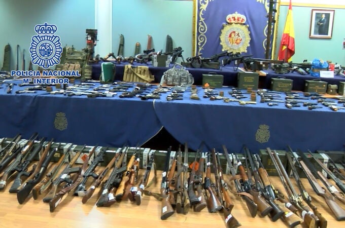 Intervenidas 731 armas de fuego en una macrooperación en 15 provincias