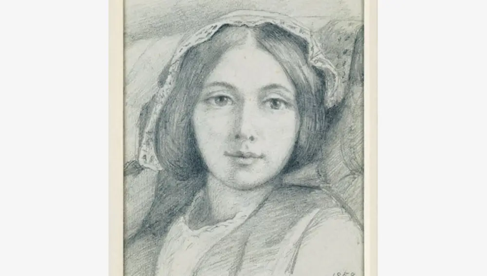 Mary Ellen Peacock retratada por su amante, el pintor Henry Wallis