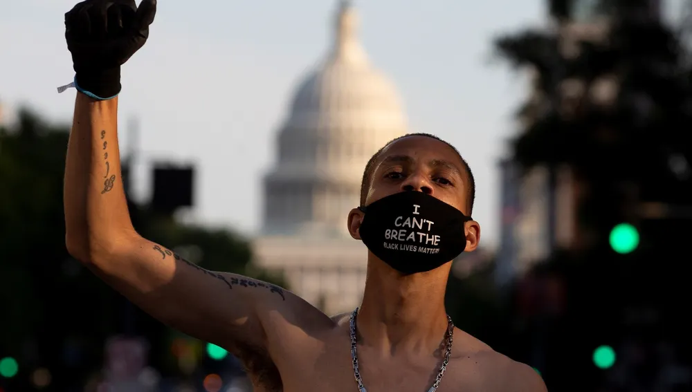 Protesta de Black Lives Matter en Washington DC