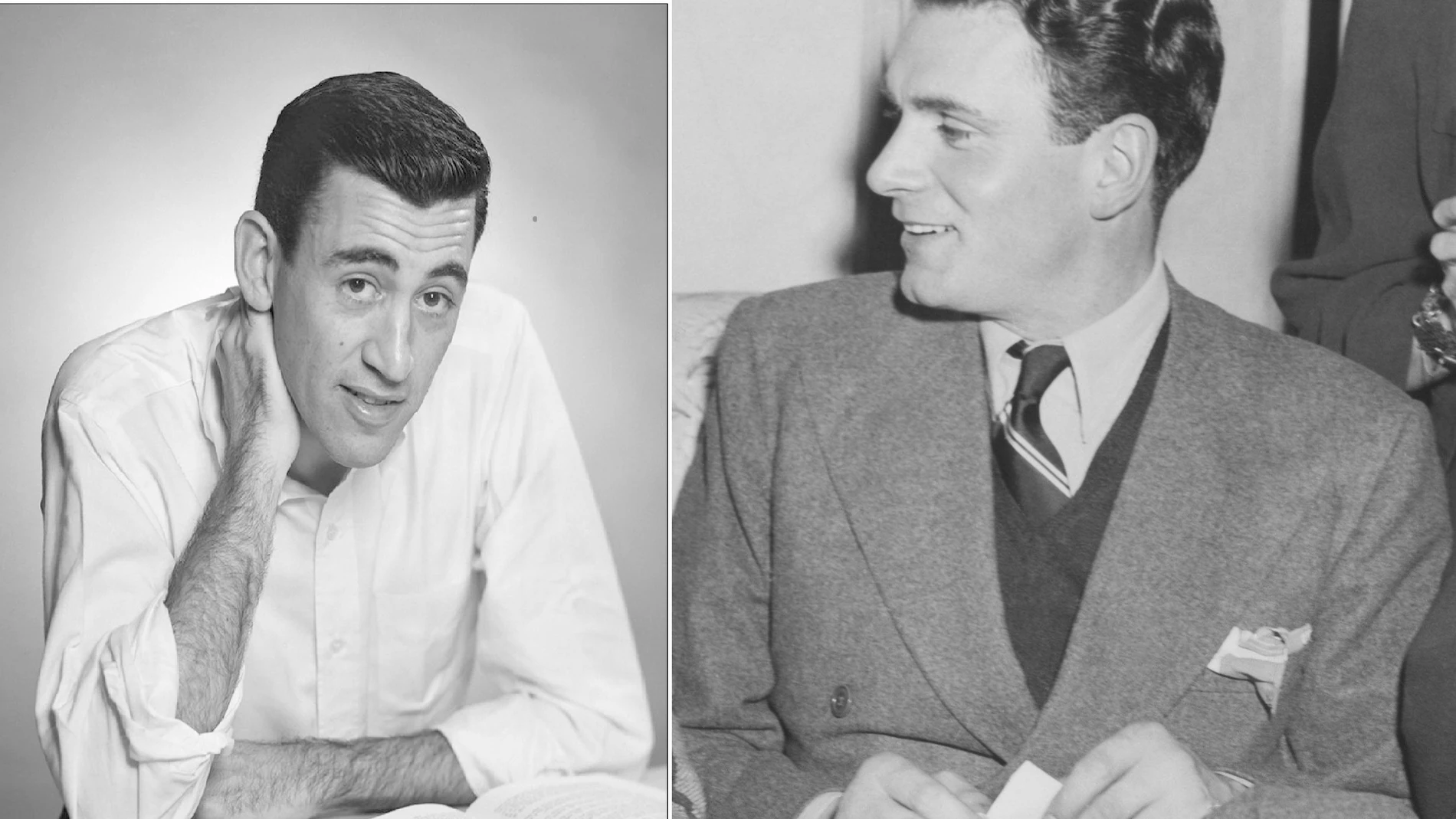 J. D. Salinger con su adorado, o no, Laurence Olivier