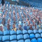 Foto de Osama Bin Laden en las gradas del estadio del Leeds United.
