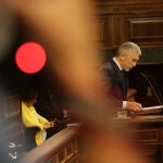 El ministro del Interior, Fernando Grande-Marlaska, en el Pleno del Congreso