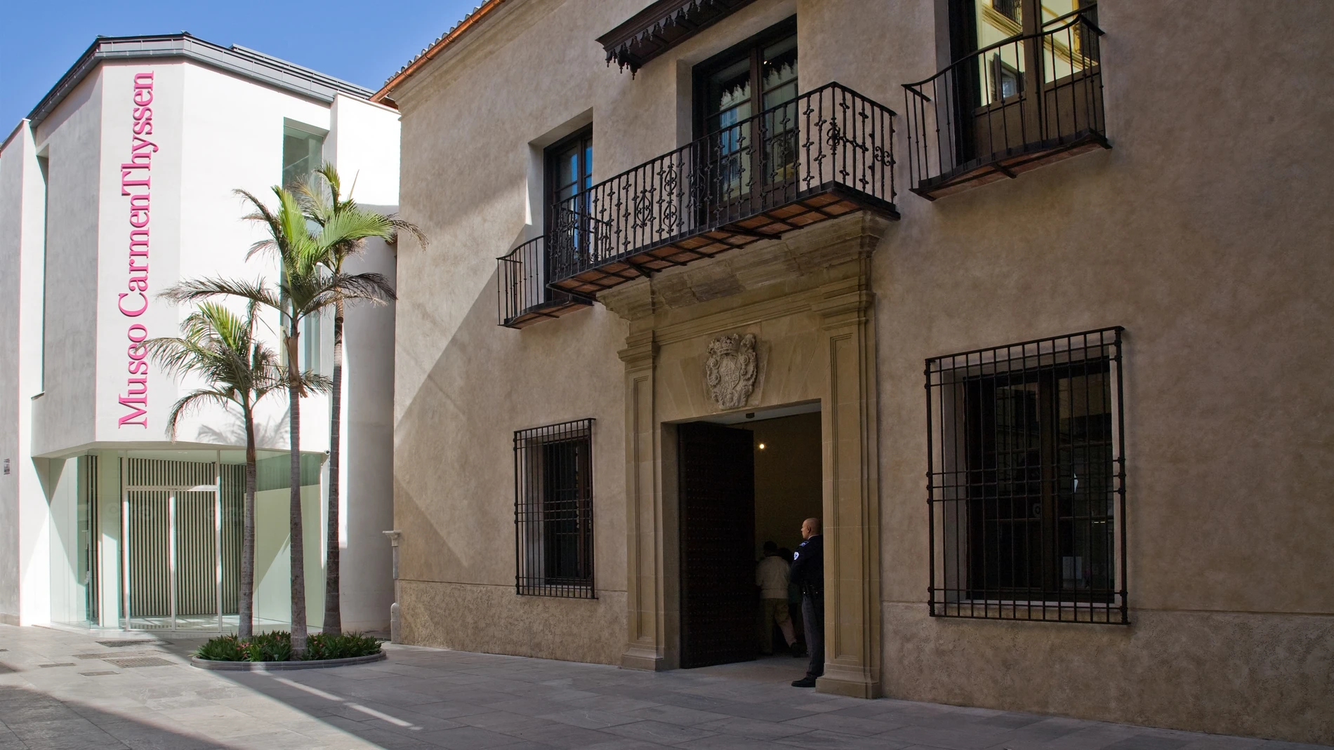 Fachada del Museo Carmen Thyssen Málaga