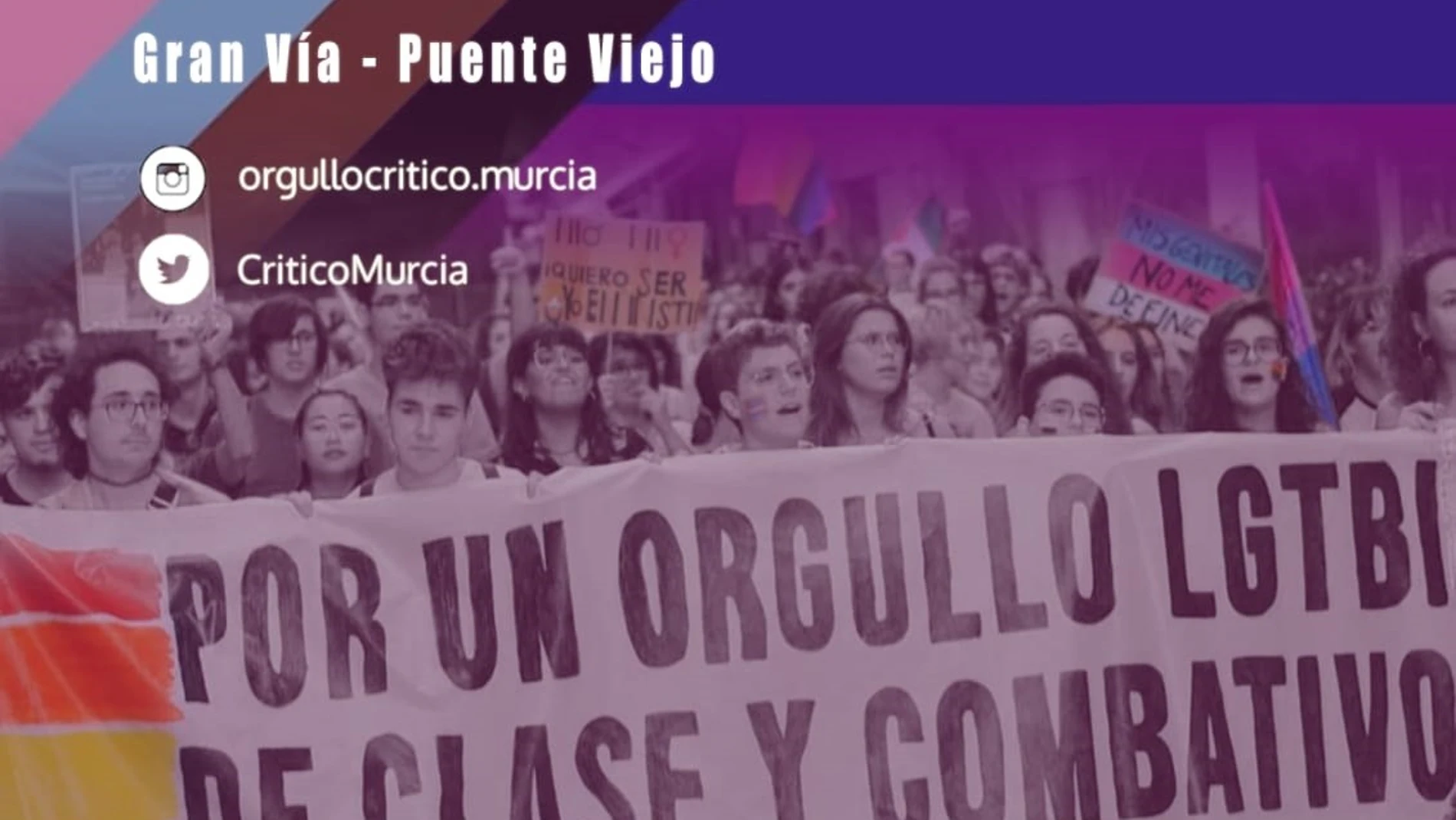 Convocan una manifestación para este domingo en Murcia "contra el auge del fascismo" y "por los derechos LGTBI+"