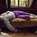 &quot;La muerte de Thomas Chatterton&quot;, el cuadro de Henry Wallis donde utilizó a George Meredith como modelo
