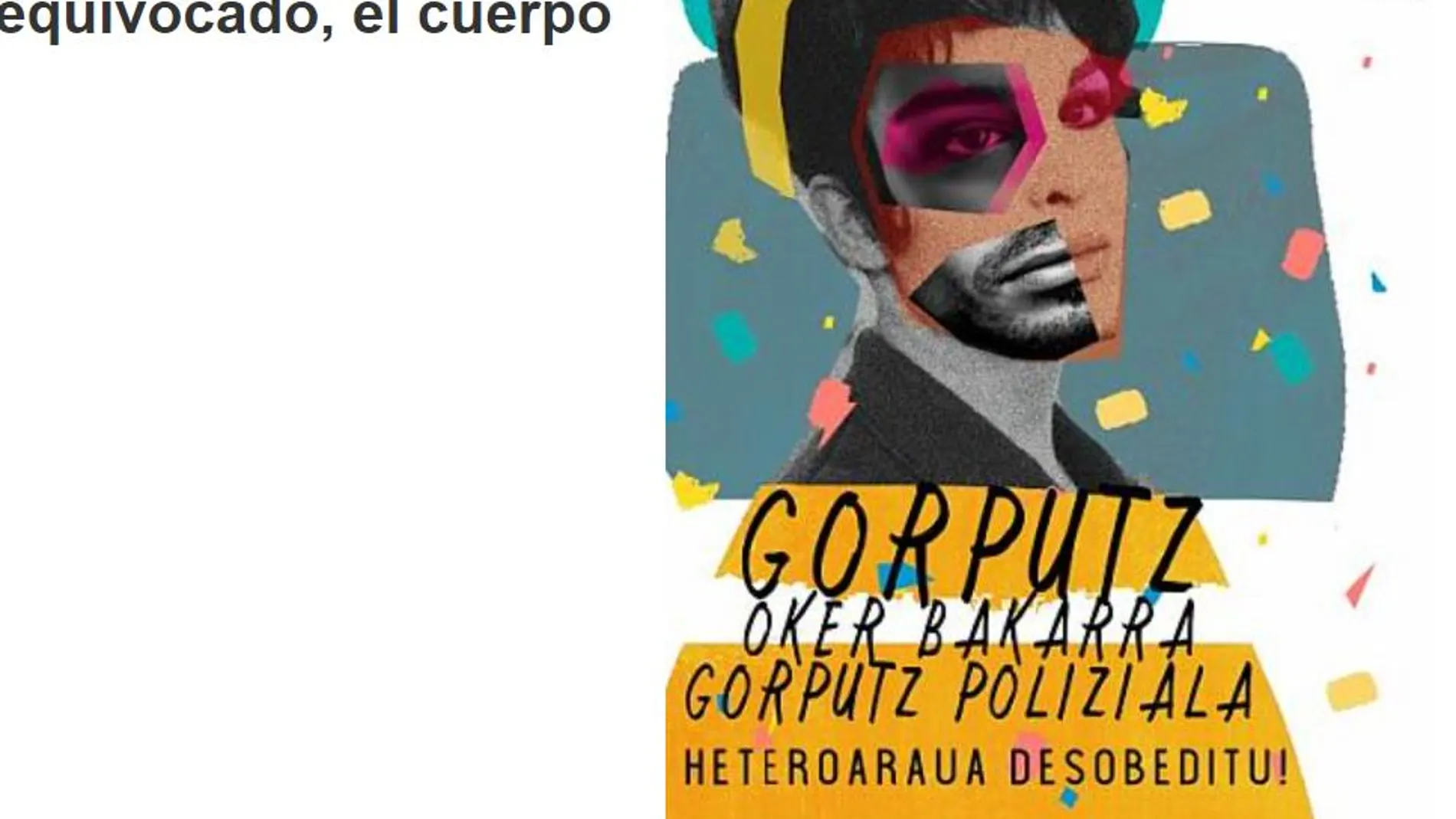 Cartel que acompaña al manifiesto