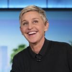 FILE - In this Oct. 13, 2016, file photo, Ellen DeGeneres appears during a commercial break at a taping of "The Ellen Show" in Burbank, Calif. The program won outstanding entertainment talk show at the 47th annual Daytime Emmy Awards. (AP Photo/Andrew Harnik, File)