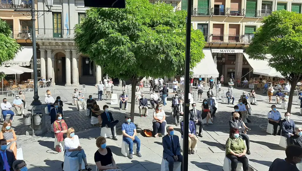 Asistentes al concierto de Segovia