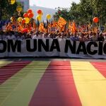 Manifestación en Barcelona en contra la sentencia del Estatuto de Barcelona